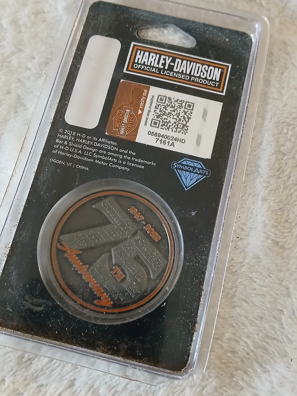 Harley-Davidson 75th Anniversary Indianapolis Southside Challenge Coin NWT
